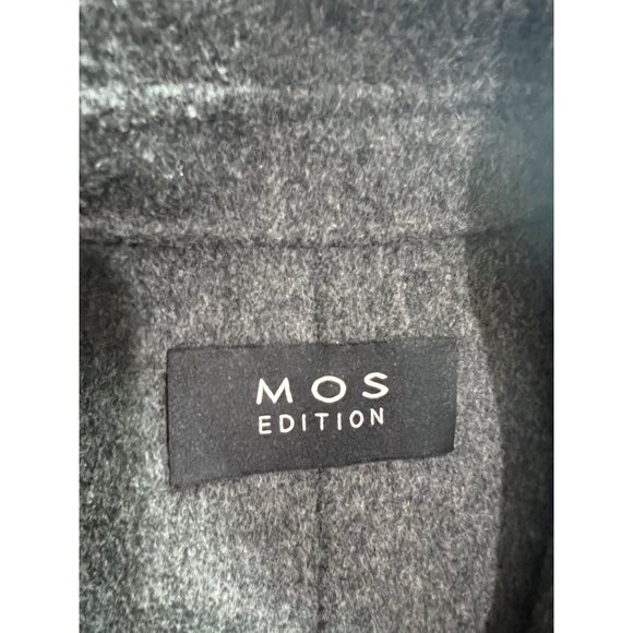 MOS Edition Coat in Blue Cream Brown Plaid - Picture 5 of 5